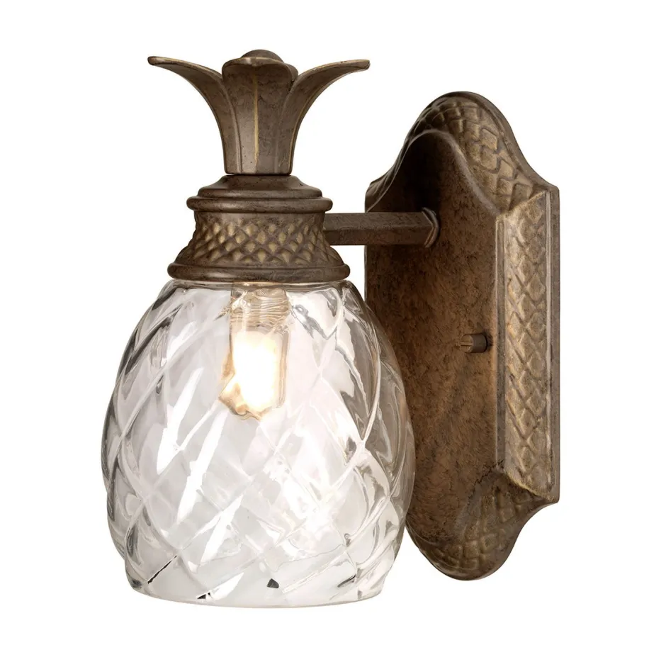 Elstead Premium Badezimmerleuchte IP44 mit LED Ananas Design< Glaslampen|Designerlampen