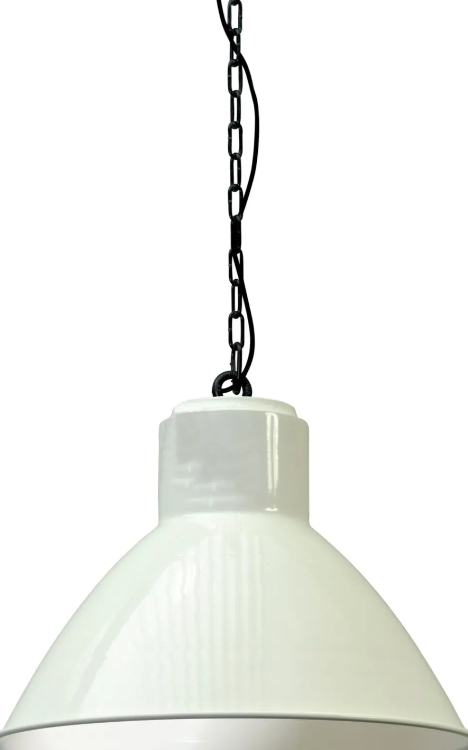 Hängelampen|Industrie Lampen*Masterlight Premium Hängelampe Weiß Kettenaufhängung Esstisch