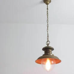 Außenleuchten Antik|Lampen Aus Aller Welt*Giovanni Battista Premium Hängeleuchte Außen aus Messing in Bronze