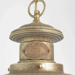 Außenleuchten Antik|Lampen Aus Aller Welt*Giovanni Battista Premium Hängeleuchte Außen aus Messing in Bronze