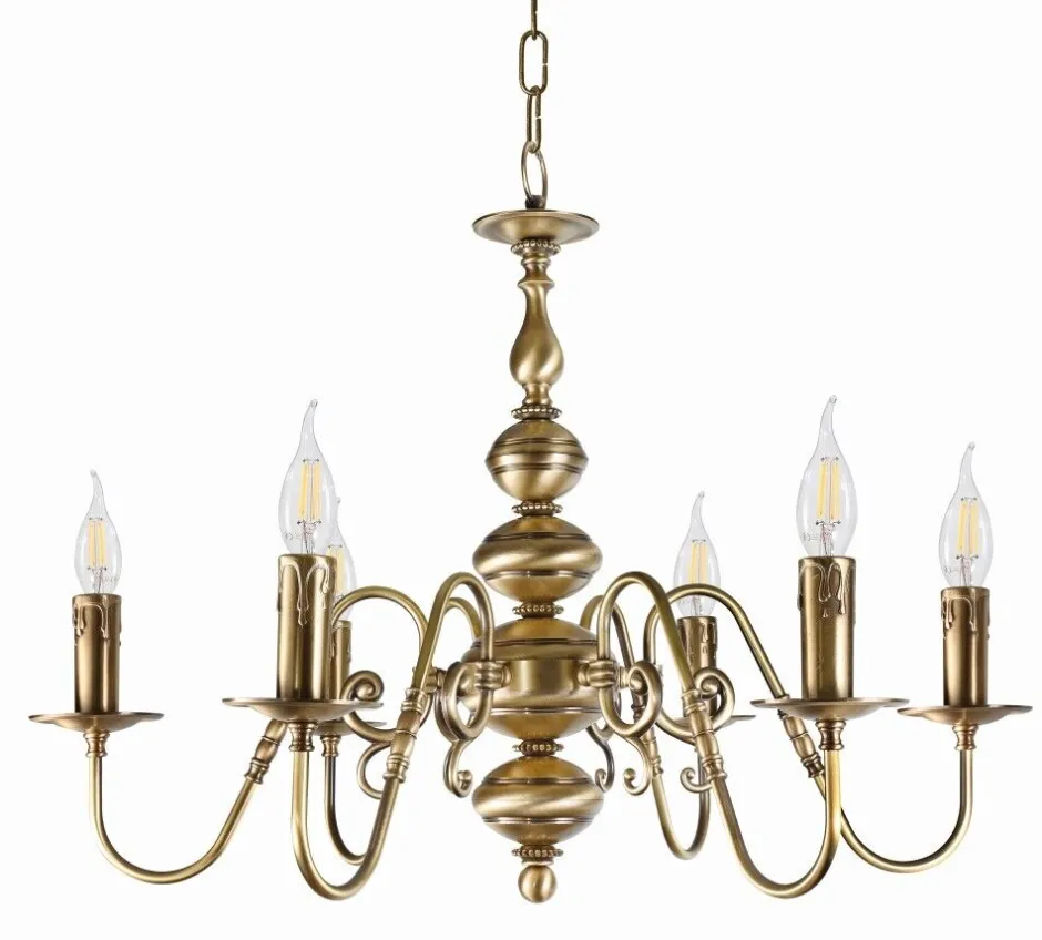 Jugendstil Lampen|Lampen Aus Aller Welt*Giovanni Battista Premium Hängeleuchte Ø72cm 6-Flmg