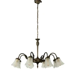 Lampen Aus Aller Welt|Messinglampen*Giovanni Battista Premium Hängeleuchte Ø65cm 6-Flmg