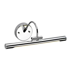 Led Lampen|Wandleuchten*Elstead Premium LED Bildbeleuchtung GAMBAR Chrom Jugendstil