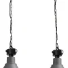 Hängelampen|Industrie Lampen*Masterlight Premium Pendelleuchte Grau Loft Design Handarbeit