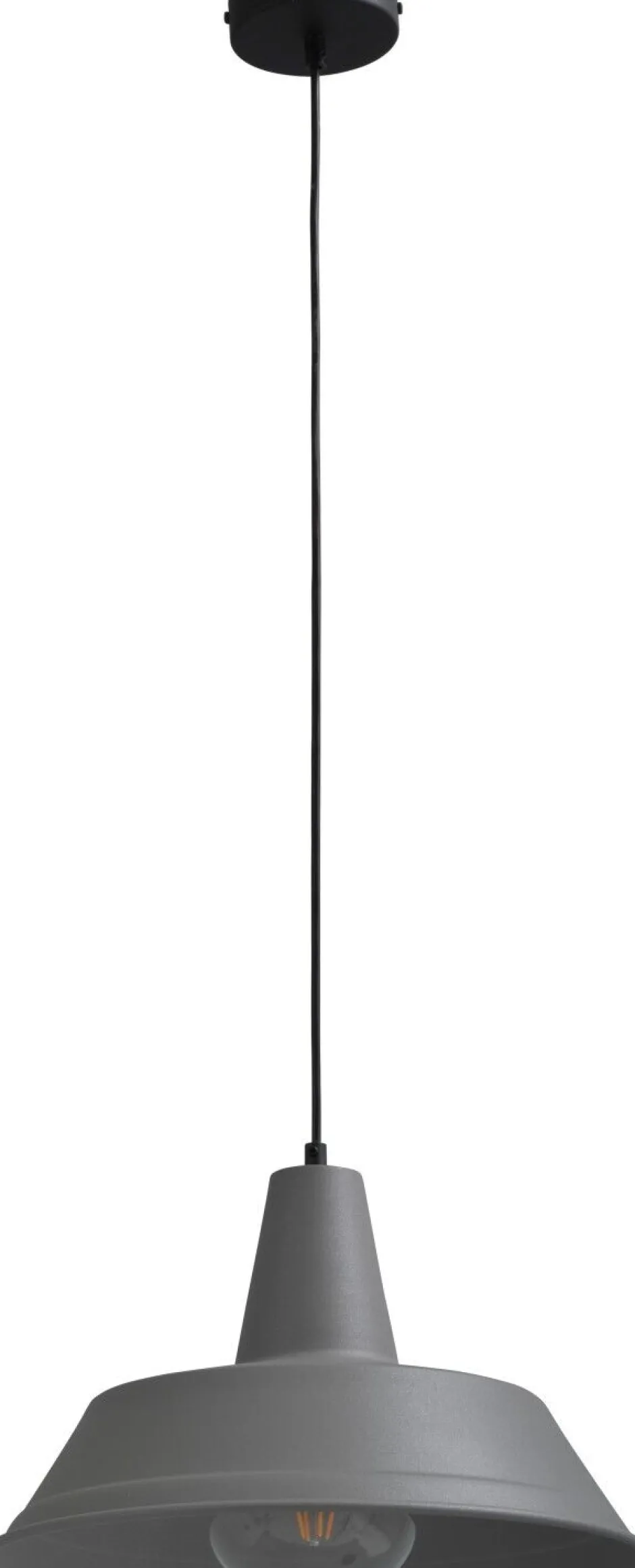 Masterlight Premium Pendelleuchte Grau Ø35cm Handarbeit Loft< Hängelampen|Industrie Lampen