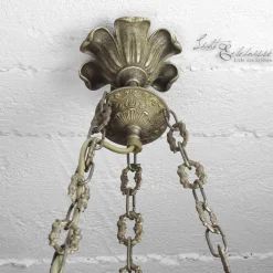 Hängelampen|Esszimmer Lampen*Giovanni Battista Premium Pendelleuchte Putti Bronze