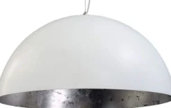 Hängelampen|Industrie Lampen*Masterlight Premium Pendelleuchte Weiß Silber Ø60cm E27 LARINO