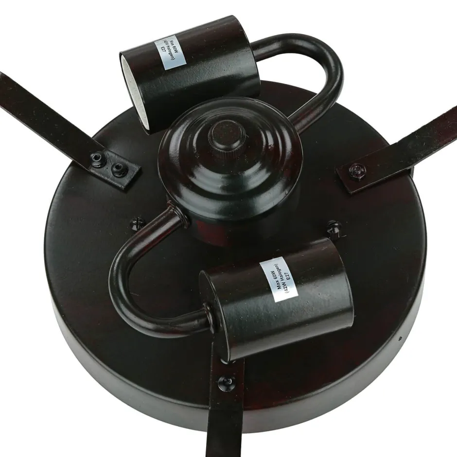 Wohnzimmerlampen|Glaslampen*Elstead Premium Tiffany Lampe FARFALLA Buntglas rund Ø42cm