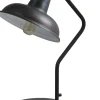 Tischlampen|Schlafzimmer Lampen*Masterlight Premium Tischlampe H53cm Metall-Grau Industriestil