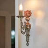 Giovanni Battista Premium Wandlampe Echt-Messing in Bronze Klassisch< Metall Lampen|Messinglampen