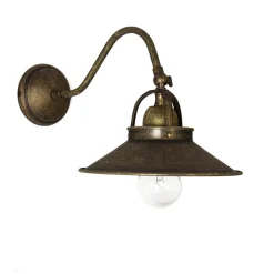 Giovanni Battista Premium Wandleuchte Country Messing in Bronze Antik< Metall Lampen|Messinglampen