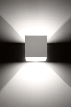 Sollux Quadratische Bauhaus Wandleuchte< Wandleuchten|Flurlampen