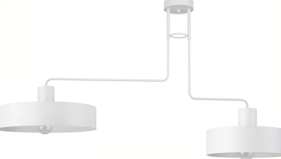 Sigma Retro Deckenleuchte Mehrflammig Metall E27 in Weiß< Deckenleuchten|Wohnzimmerlampen