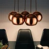 Hängelampen|Esszimmer Lampen*Invicta Interior Retro Hängelampe MIRRI Roségold 5-flammig Esstisch