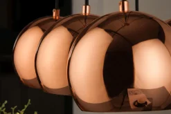 Hängelampen|Esszimmer Lampen*Invicta Interior Retro Hängelampe MIRRI Roségold 5-flammig Esstisch