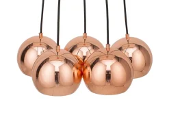 Hängelampen|Esszimmer Lampen*Invicta Interior Retro Hängelampe MIRRI Roségold 5-flammig Esstisch