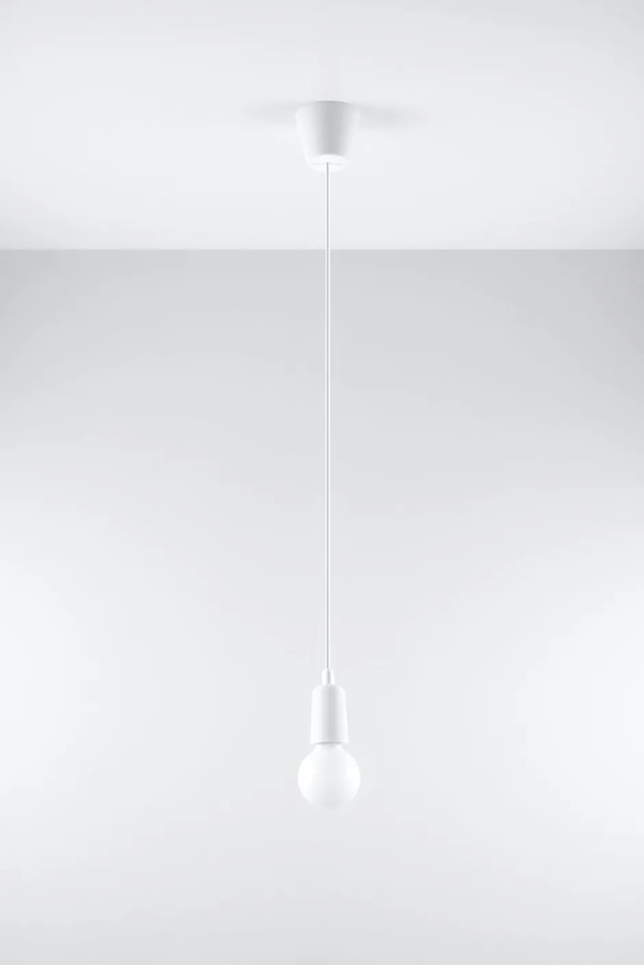 Sollux Retro Hängelampe Weiß verstellbar bis 90cm NESSA Küche< Wohnzimmerlampen|Retro Lampen