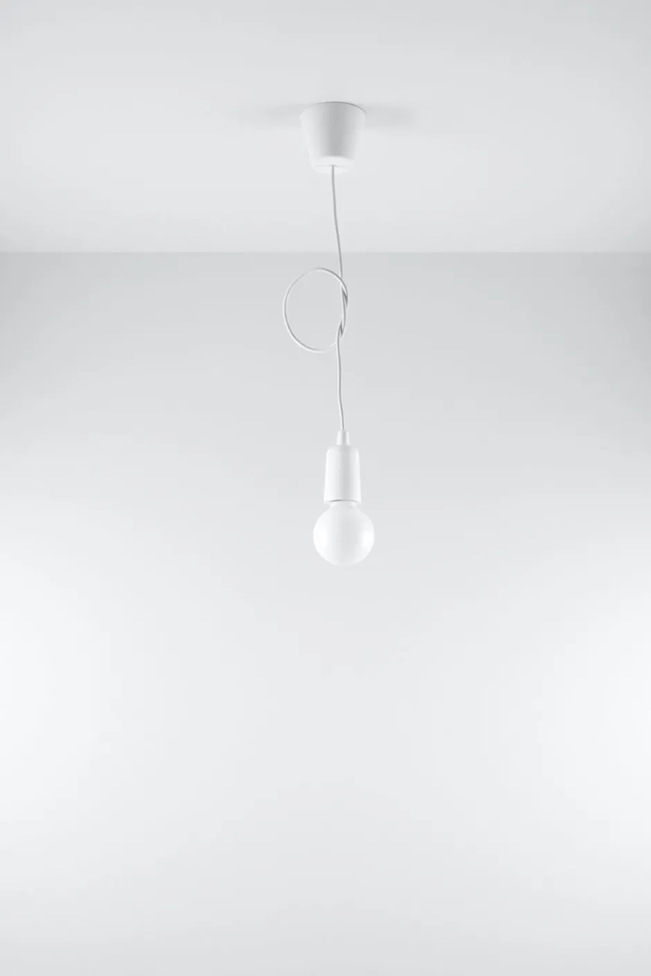 Sollux Retro Hängelampe Weiß verstellbar bis 90cm NESSA Küche< Wohnzimmerlampen|Retro Lampen