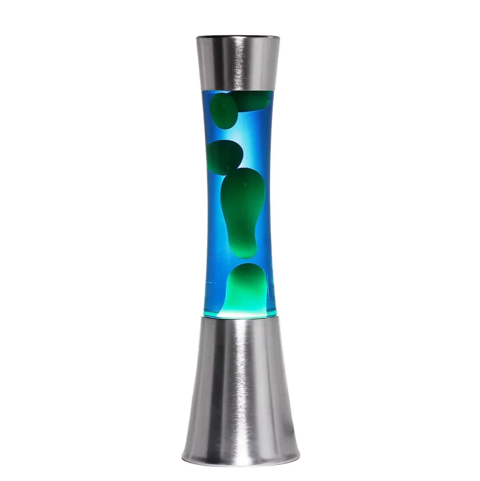 Retro Lampen|Lavalampen*Easylight Retro Lavalampe Blau Grün 39cm stimmungsvoll SANDRO