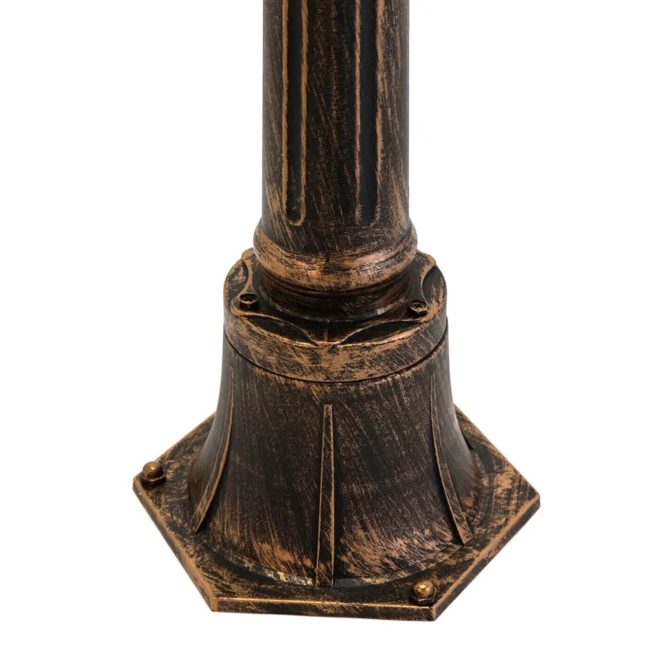 Easylight Retro Wegeleuchte Außen in Schwarz Kupfer KAIRO< Rustikale Lampen|Vintage Lampen