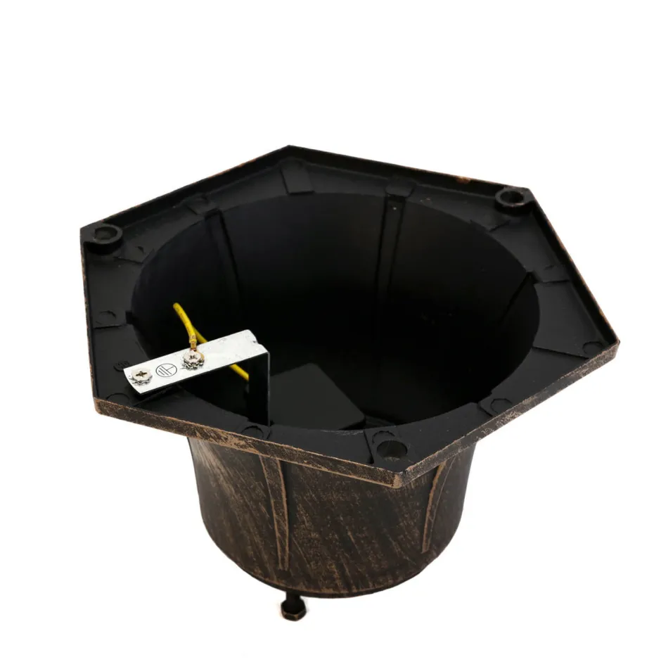 Easylight Retro Wegeleuchte Außen in Schwarz Kupfer KAIRO< Rustikale Lampen|Vintage Lampen