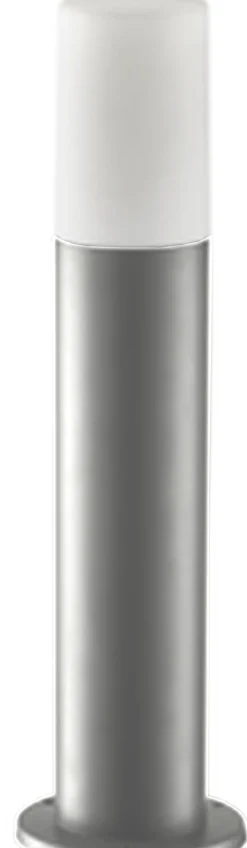 Metall Lampen|Wegeleuchten*Easylight RGB Pollerleuchte LED 80 cm IP44 Grau Weiß Edelstahl