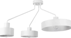 Sigma Riesige Deckenleuchte Weiß Metall L:111 cm Retro Design< Deckenleuchten|Wohnzimmerlampen