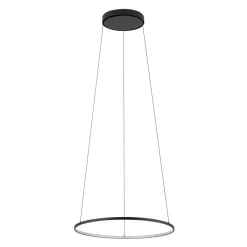 Nowodvorski Ring Kronleuchter LED Schwarz 3000 K 560 lm Ø 45 cm Metall< Hängelampen|Led Lampen