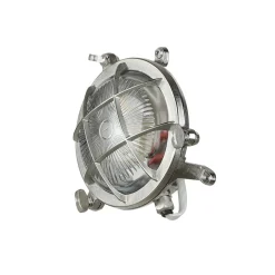 Lido Rostfreie Schiffslampe SERIFOS Messing Riffelglas< Rustikale Lampen|Metall Lampen