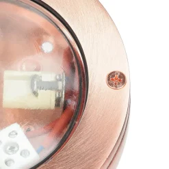 Lido Runde Außenleuchte Kupfer aus Messing G9 Ø14cm< Rustikale Lampen|Metall Lampen