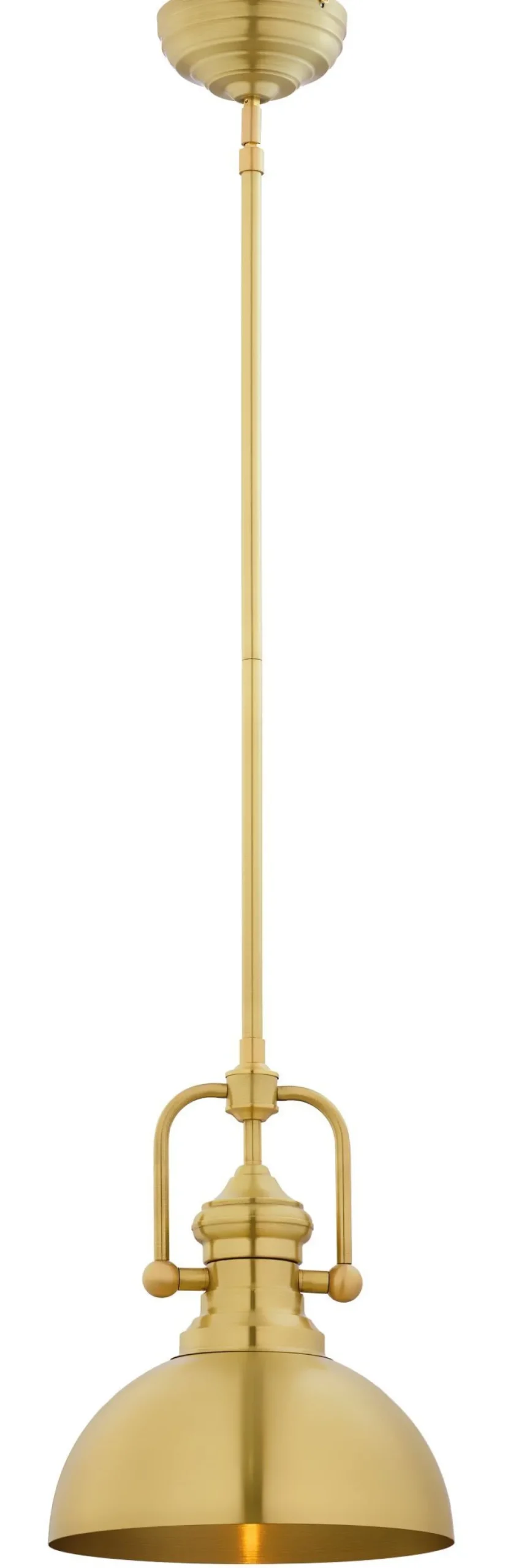 Jupiter Runde Deckenlampe Loft Metall E27 Ø30,5 cm in Kupfer< Deckenleuchten|Bürolampen