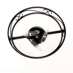 Glaslampen|Holzlampen*Easylight Runde Deckenlampe Rustikal Ø47cm Glas ATHEN