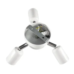 Duolla Runde Deckenlampe Stoff Ø50cm Braun blendarm< Deckenleuchten|Flurlampen