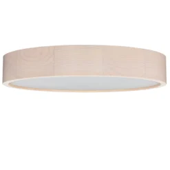 Holzlampen|Moderne Lampen*Lamkur Runde Deckenleuchte ARBARO Holz Modern Wohnzimmer