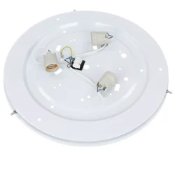 Holzlampen|Moderne Lampen*Lamkur Runde Deckenleuchte ARBARO Holz Modern Wohnzimmer