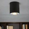 Bauhaus Lampen|Moderne Lampen*Luminex Runde Deckenleuchte E27 DOWNLIGHT ROUND in Schwarz