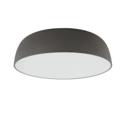 Nowodvorski Runde Deckenleuchte Grau E27 Ø58 cm blendarm wohnlich< Deckenleuchten|Flurlampen