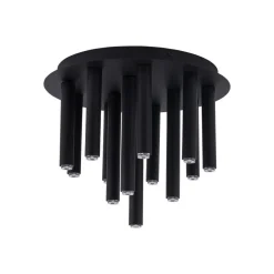 Deckenleuchten|Flurlampen*Nowodvorski Runde Deckenleuchte Schwarz Loft Zylinder Ø34cm