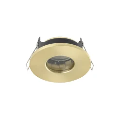 Spots|Badezimmer Lampe*Nowodvorski Runde Einbauleuchte Aluminium Glas GU10 IP44 B:8,5 cm