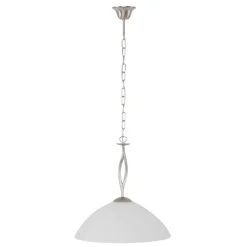 Hängelampen|Bürolampen*Steinhauer Runde Hängelampe Glas Metall Ø45 cm E27 gemütlich