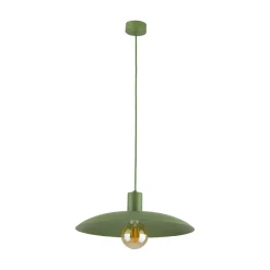 TK Lighting Runde Hängelampe Metall Ø41 cm E27 Loft in Grün< Hängelampen|Bürolampen