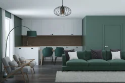 Hängelampen|Bürolampen*Belis Runde Hängelampe Schwarz Metall Ø34 cm E27 Retro