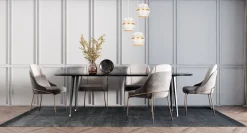 Hängelampen|Bürolampen*Belis Runde Hängelampe Weiß Gold Metall B:45 cm E27 3-flmg