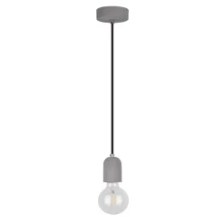 Spot Light Runde Hängeleuchte Grau Beton Ø10cm Retro KILYN< Hängelampen|Esszimmer Lampen