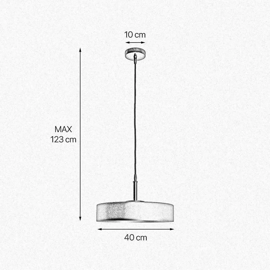 Giovanni Battista Runde Hängeleuchte Schwarz Gold E27 Ø 40 cm Messing Eisen< Hängelampen|Feuchtraumleuchten