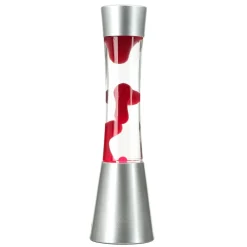 Retro Lampen|Lavalampen*Easylight Runde Lavalampe Rot 39cm hoch Stimmungslicht SANDRO