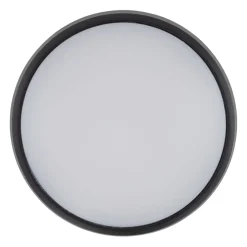 Metall Lampen|Feuchtraumleuchten*TK Lighting Runde LED Außenwandleuchte IP54 Aluminium Schwarz 18 W