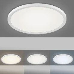 Deckenleuchten|Flurlampen*Just Light Runde LED Deckenlampe dimmbar Ø40 cm 20 W Fernbedienung