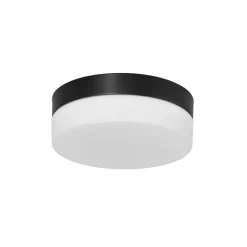 Steinhauer Runde LED Deckenlampe Glas Metall IP44 Ø18 cm 12 W< Deckenleuchten|Led Lampen