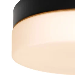 Steinhauer Runde LED Deckenlampe Glas Metall IP44 Ø18 cm 12 W< Deckenleuchten|Led Lampen